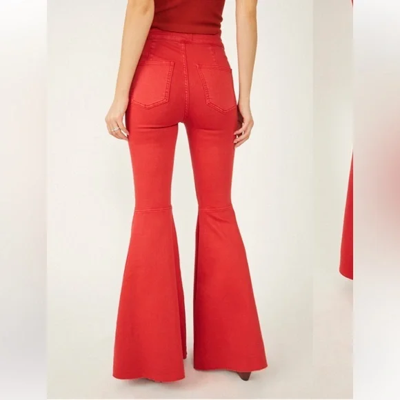 FREE PEOPLE NWOT Just Float On Flare Jeans Size 29 - Picture 2 of 12